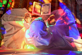 مراسم معنوی اعتکاف -شیراز