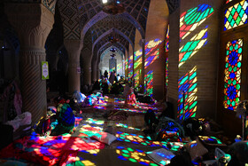 مراسم معنوی اعتکاف -شیراز