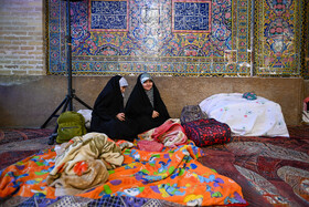 حاشیه مراسم معنوی اعتکاف -شیراز