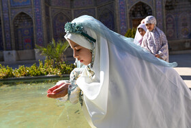 مراسم معنوی اعتکاف -شیراز