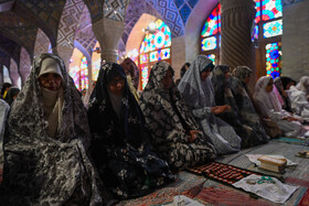 مراسم معنوی اعتکاف -شیراز