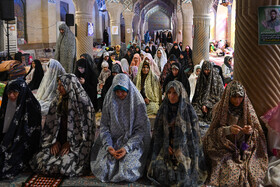 مراسم معنوی اعتکاف -شیراز