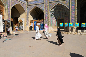حاشیه مراسم معنوی اعتکاف -شیراز
