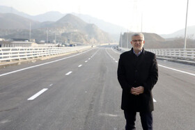 پایان ساخت یکی از پل‌های بزرگ آزادراه شمالی کرج