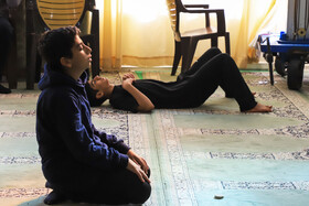 مراسم معنوی اعتکاف - کرمان