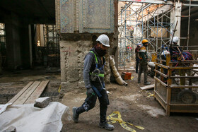 بازدید خبرنگاران ایسنا از توسعه زیر سطحی رواق امام حسین (ع) 