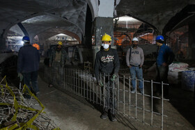 بازدید خبرنگاران ایسنا از پروژه‌ زیر سطحی رواق امام حسین (ع)