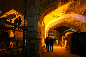 بازدید خبرنگاران ایسنا از پروژه‌ زیر سطحی رواق امام حسین (ع)