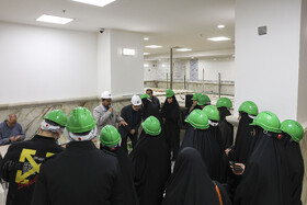 بازدید خبرنگاران ایسنا آرامستان جدید در حرم مطهر رضوی