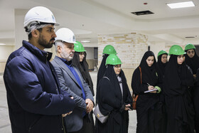 بازدید خبرنگاران ایسنا آرامستان جدید در حرم مطهر رضوی