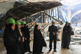 بازدید خبرنگاران ایسنا از توسعه زیر سطحی رواق امام حسین (ع) 