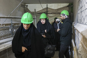 بازدید خبرنگاران ایسنا از توسعه زیر سطحی رواق امام حسین (ع) 