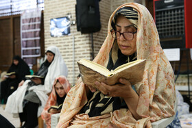مراسم معنوی اعتکاف - قزوین