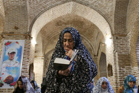 مراسم معنوی اعتکاف - قزوین