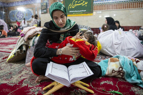 مراسم معنوی اعتکاف - قزوین