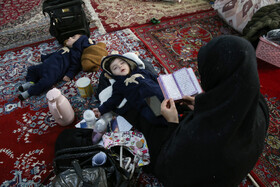 مراسم معنوی اعتکاف - قزوین