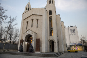 جشن میلاد حضرت مسیح (ع) در کلیسای مریم مقدس
