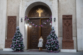 جشن میلاد حضرت مسیح (ع) در کلیسای مریم مقدس
