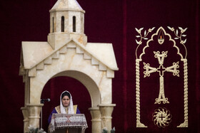 جشن میلاد حضرت مسیح (ع) در کلیسای مریم مقدس
