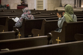 جشن میلاد حضرت مسیح (ع) در کلیسای مریم مقدس
