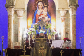 جشن میلاد حضرت مسیح (ع) در کلیسای مریم مقدس
