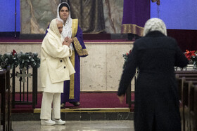 جشن میلاد حضرت مسیح (ع) در کلیسای مریم مقدس
