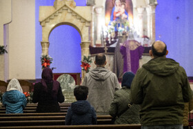 جشن میلاد حضرت مسیح (ع) در کلیسای مریم مقدس
