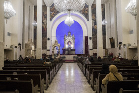 جشن میلاد حضرت مسیح (ع) در کلیسای مریم مقدس
