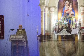 جشن میلاد حضرت مسیح (ع) در کلیسای مریم مقدس
