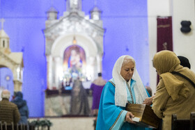 جشن میلاد حضرت مسیح (ع) در کلیسای مریم مقدس
