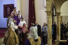 جشن میلاد حضرت مسیح (ع) در کلیسای مریم مقدس
