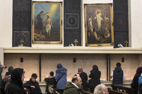 جشن میلاد حضرت مسیح (ع) در کلیسای مریم مقدس
