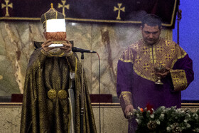 جشن میلاد حضرت مسیح (ع) در کلیسای مریم مقدس
