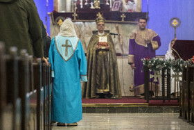 جشن میلاد حضرت مسیح (ع) در کلیسای مریم مقدس
