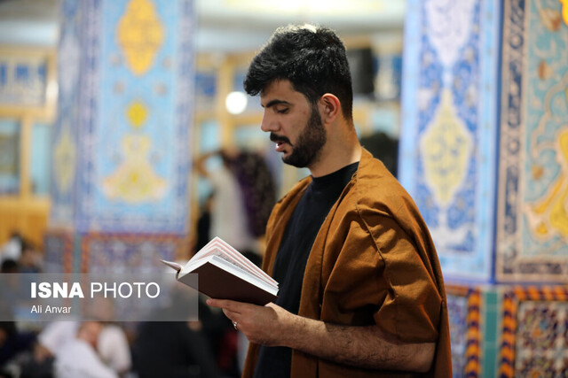 مراسم معنوی اعتکاف - اردبیل