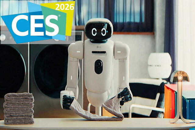 رونمایی ال‌جی از ربات تاکننده لباس‌!