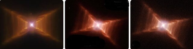 عکس روز ناسا از «سحابی مستطیل قرمز»