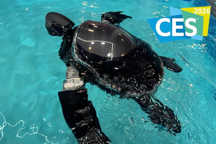 لاک‌پشت رباتیک ناجی جدید محیط زیست