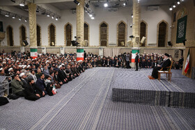 دیدار مردم قم با رهبر انقلاب