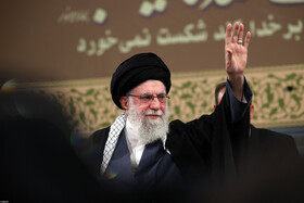 دیدار مردم قم با رهبر انقلاب