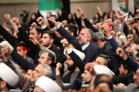 دیدار مردم قم با رهبر انقلاب