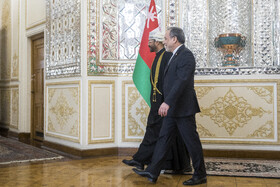 سید عباس عراقچی وزیر امور خارجه ایران در دیدار با بدر البوسعیدی وزیر خارجه عمان