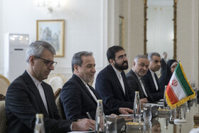 دیدار سیدبدر البوسعیدی،وزیر خارجه عمان با سید عباس عراقچی، وزیر امور خارجه ایران
