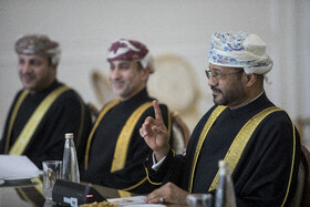 سید بدر البوسعیدی،وزیر خارجه عمان در دیدار با سید عباس عراقچی، وزیر امور خارجه ایران
