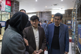 بازدید سیدعبدالحمید احمدی، قائم مقام جهاددانشگاهی از غرفه جهاددانشگاهی واحد اصفهان در هجدهمین گردهمایی مدیران پارک‌ها، شرکت‌ها، مراکز رشد، نوآوری و اشتغال جهاددانشگاهی ـ اصفهان