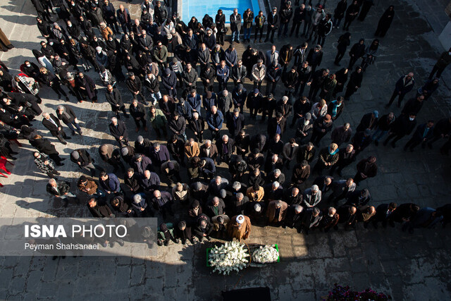 تشییع پیکر استاد امیرهوشنگ جزی‌زاده