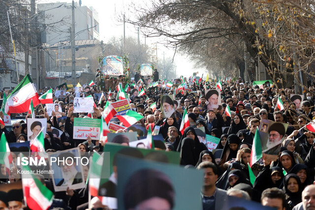 راهپیمایی مردمی خراسان جنوبی در محکومیت حوادث اخیر برگزار شد