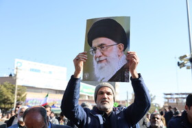 راهپیمایی مردمی در محکومیت اقدامات تروریستی در بیرجند