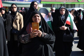 راهپیمایی مردمی در محکومیت اقدامات تروریستی در بیرجند