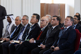 نشست وزیر امور خارجه با سفرا و روسای نمایندگی‌های خارجی مقیم تهران